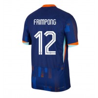 Netherlands Jeremie Frimpong #12 Replica Away Shirt Euro 2024 Short Sleeve